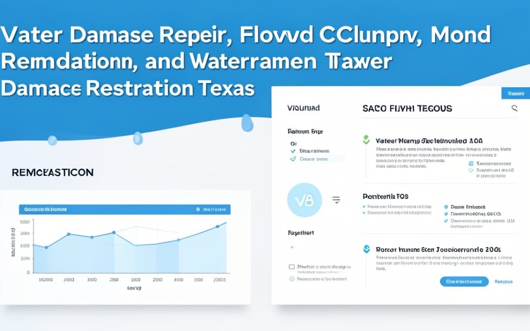 Water Damage Repair, Flood Cleanup, Mold Remediation, and Water Damage Restoration Texas