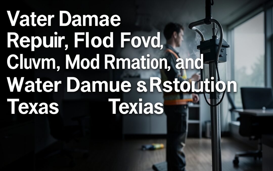 Water Damage Repair, Flood Cleanup, Mold Remediation, and Water Damage Restoration Texas